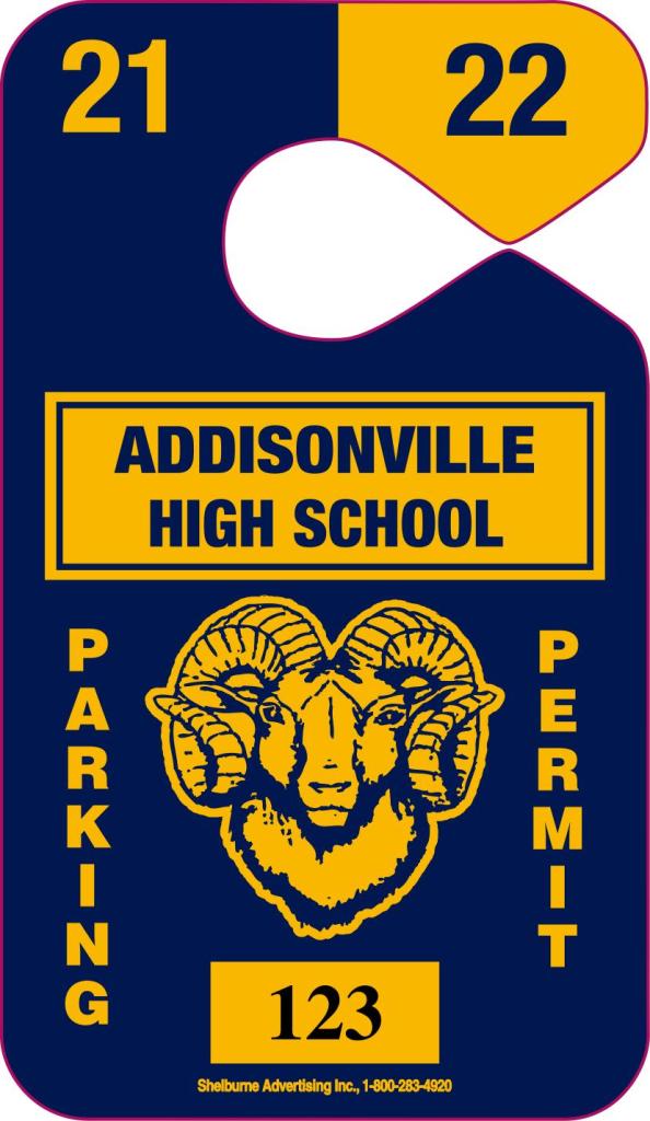 High School Parking Permits, Parking Hang Tags, Decals, Stickers